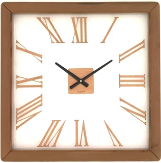 ساعت دیواری مینیمال چوبی برند تولیکا کد 6341