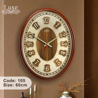 کپی - ساعت دیواری چوبی کلاسیک لوکس کد 105 چیدمان