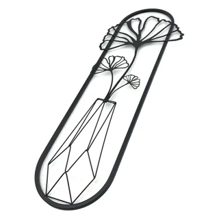 تابلو فلزی برگ تولیکا کد W 73913 زاویه