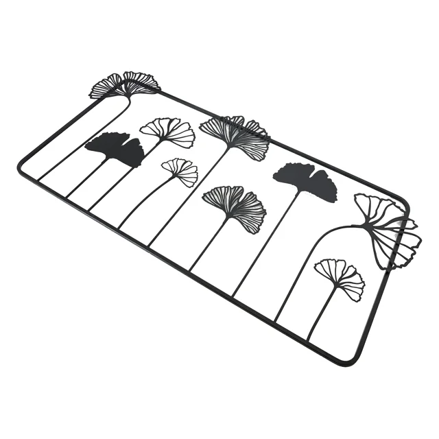 تابلو فلزی برگ تولیکا کد W 115913 زاویه