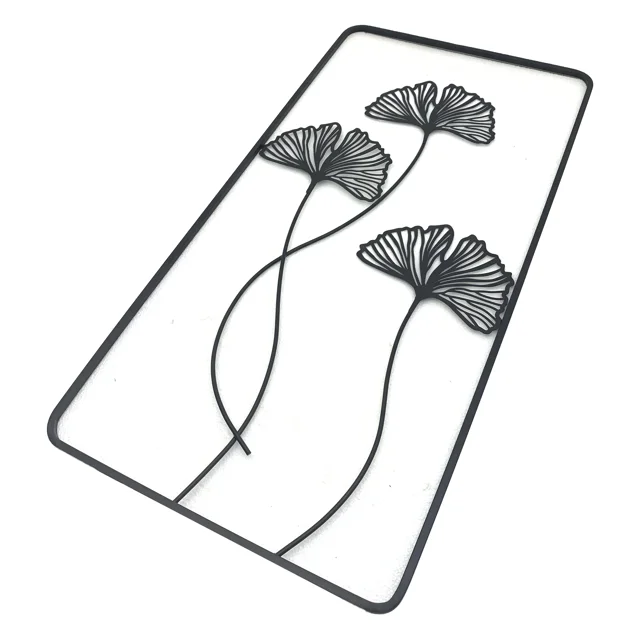 تابلو فلزی برگ تولیکا کد W 59911 زاویه