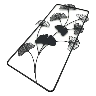 تابلو فلزی برگ تولیکا کد W 115912 زاویه